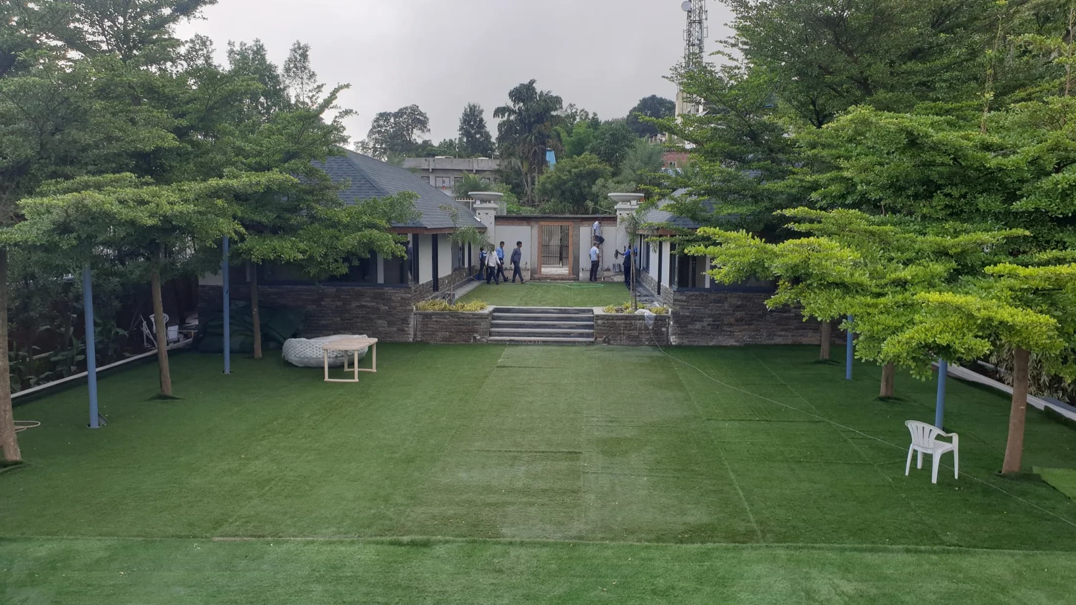 Dr. Sanjay D Patil Luxurious Farmhouse - Lawn
