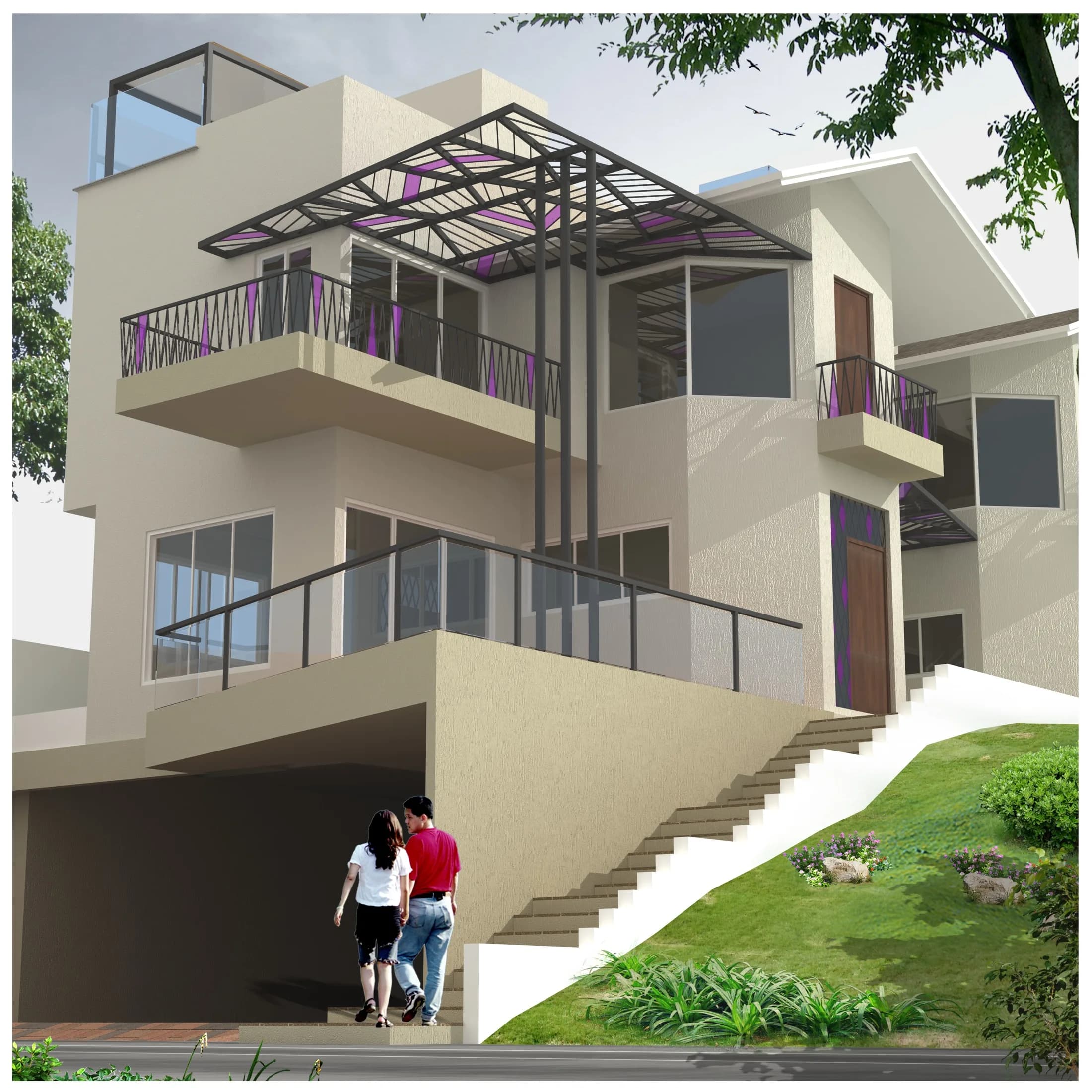 Sunil Kulkarni Residential Five Row Houses - Drawing 4